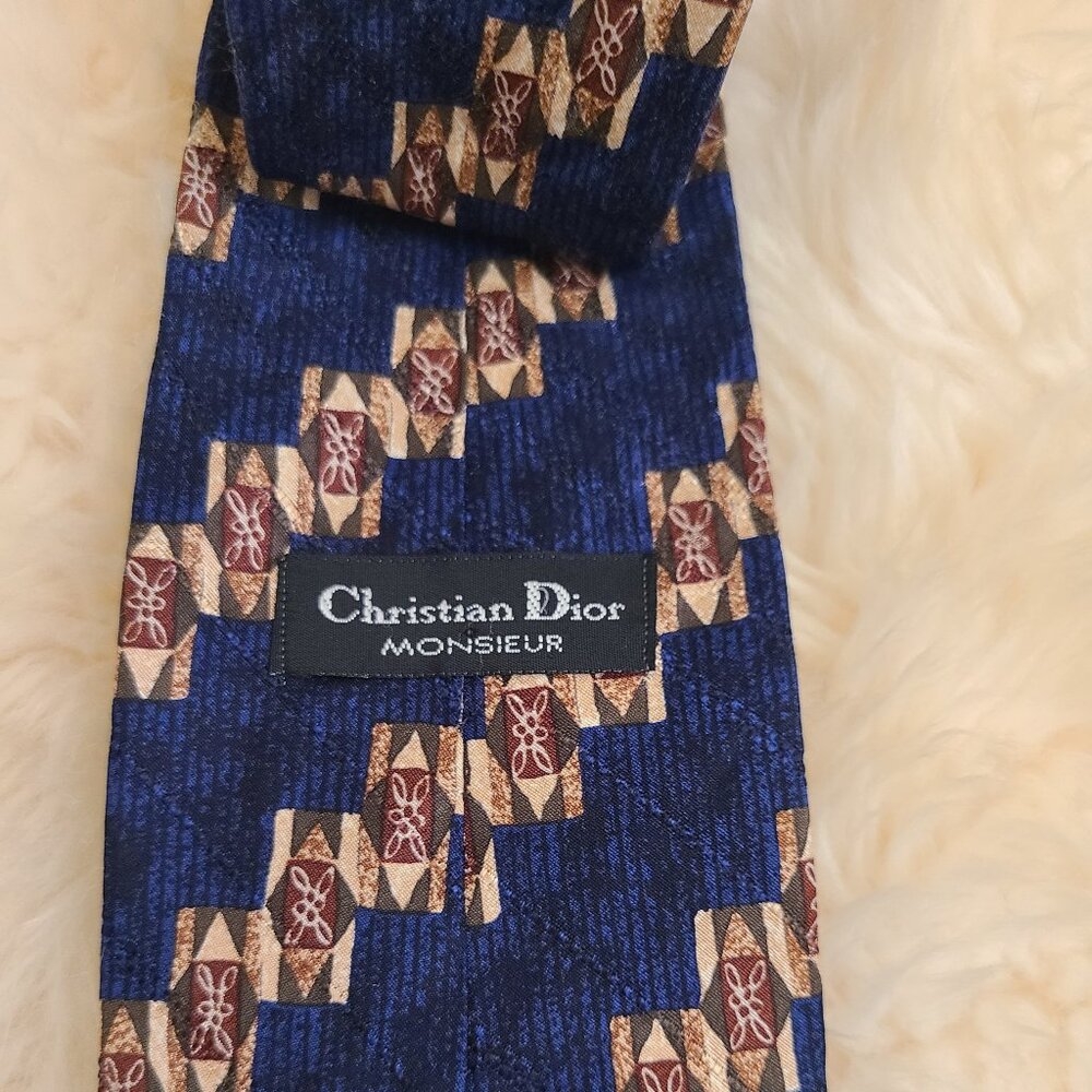 Vintage Christian Dior Monsieur Silk Tie